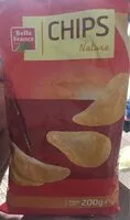 Mängden socker i Chips nature