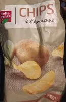 Mängden socker i Chips à l'ancienne