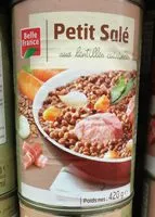 Mängden socker i Petit salé aux lentilles cuisinées