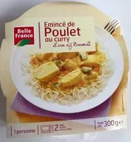 Mängden socker i Emince de poulet au curry