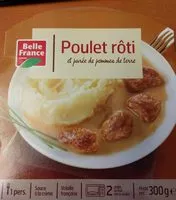 Mängden socker i Poulet Rôti et Purée de Pommes de Terre