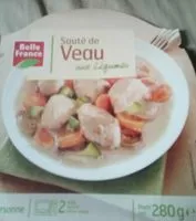 Mängden socker i Sauté de Veau aux Légumes