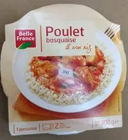 Mängden socker i Poulet basquaise  et son riz