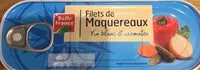 Mängden socker i Filets de maquereaux Vin blanc et aromates
