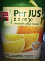 Mängden socker i Pur Jus d'orange
