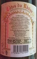 Mängden socker i Vin Côte du Rhône