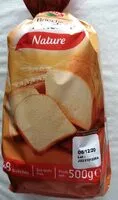 Mängden socker i Brioche tranchée nature