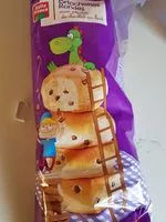 Mängden socker i Briochettes rondes aux pépites de chocolat au lait