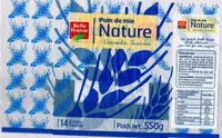 Mängden socker i Pain de mie Nature (14 Grandes tranches)
