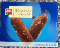 Mängden socker i Bâtonnets chocolat