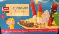 Mängden socker i Assortiment Glaces Enfant