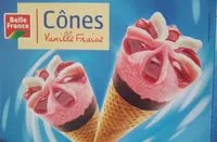 Mängden socker i Cônes Vanille Fraise