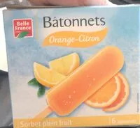 Mängden socker i Batonnets orange-citron