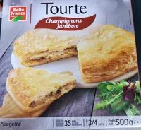 Mängden socker i Tourte champignons jambon