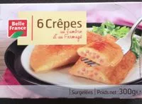 Mängden socker i Crêpes Jambon Emmental