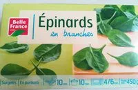 Mängden socker i Epinards Branches