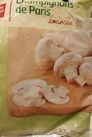 Mängden socker i Champignons de Paris Emincés