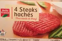 Mängden socker i 4 steaks haches