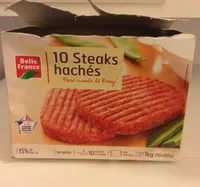 Mängden socker i Steack Hache belle France