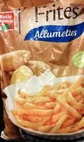 Mängden socker i Frites allumettes