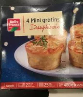 Mängden socker i Gratins dauphinois individuels