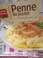 Mängden socker i Penne au poulet sauce forestière