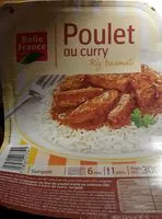 Mängden socker i Poulet au curry Riz basmati