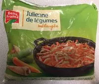 Mängden socker i Julienne de légumes mélangés