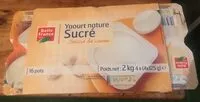 Mängden socker i Yaourt nature sucré