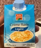 Mängden socker i Crème fluide légère