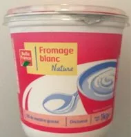 Mängden socker i Fromage blanc 0% de matière grasse