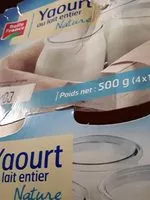 Mängden socker i Yaourt au lait entier Nature