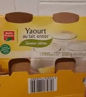 Mängden socker i Yaourt au lait entier saveur citron
