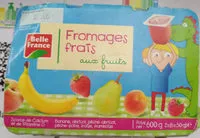 Mängden socker i Fromages frais aux fruits