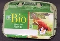 Mängden socker i 6 Oeufs frais Bio