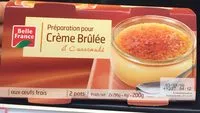 Mängden socker i Crème brûlée & Cassonade