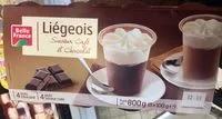 Mängden socker i Liégeois saveur café & chocolat