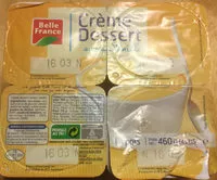 Mängden socker i Crème dessert vanille
