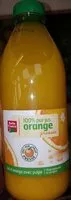 Mängden socker i Pur jus d’orange pressée