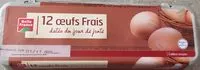 Mängden socker i 12 oeufs frais - jour de ponte belle france