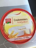Mängden socker i Coulommiers (22% MG)