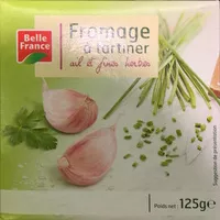 Mängden socker i Fromage à tartiner Ail & Fines Herbes