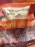 Mängden socker i Mini saucissons secs
