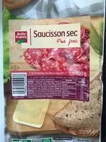 Mängden socker i Saucisson Sec pur porc
