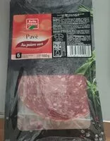 Mängden socker i Pavé Au poivre vert