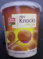 Mängden socker i Mini Knacks, Pur porc (33 saucisses environ)