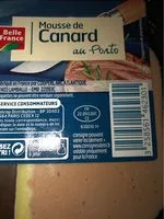 Mängden socker i Mousse de canard au porto