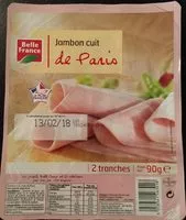 Mängden socker i Jambon cuit de Paris