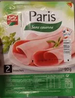 Mängden socker i Paris - Sans couenne 2 tranches