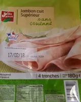 Mängden socker i Jambon Supérieur sans Couenne